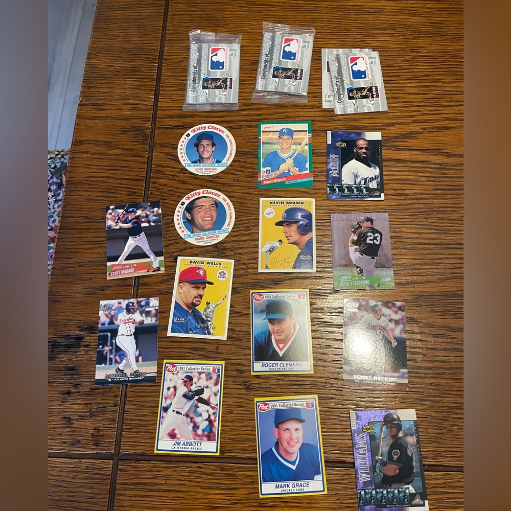 Assorted Baseball Trading Cards Collection